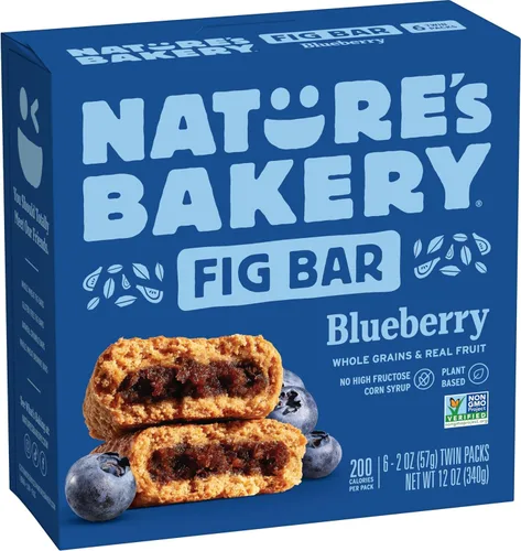 Vista 10 de Nature's Bakery - Barras de mora azul y higo, 2 oz, 6
