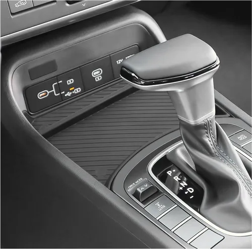 Vista 11 de SXCY 2 piezas superiores para Hyundai Kona/Kona EV 2024 2025 2026 Organizador de consola central para Hyundai Kona EV 2024-2026, accesorios