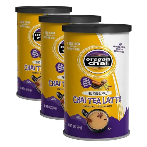 Vista 13 de Oregon Chai Mezcla Original de Té Chai Latte en Polvo, 3 Libras (Paquete de 1)