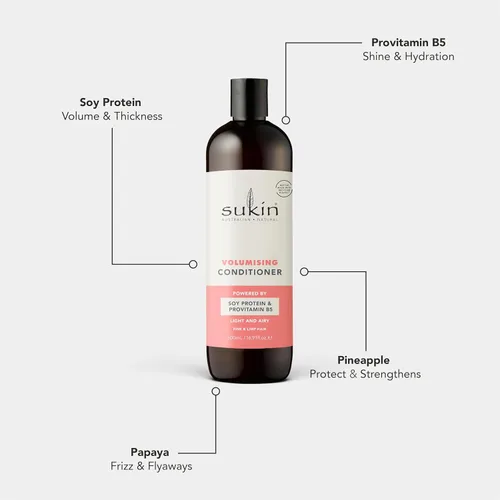 Vista 4 de Acondicionador voluminizador de Sukin para mujer - Acondicionador de 16.9 oz