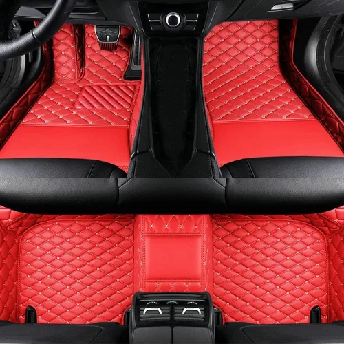 Vista 11 de Tapete para Auto Adecuado para el 99% de Sedanes, Coches Deportivos, Tapetes de Coche Personalizados de Lujo para SUV, Mujeres, Tapetes Automotrices