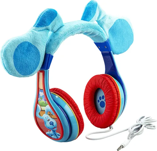 Vista 3 de eKids Blue's Clues and You - Auriculares para niños, incluye puerto compartido