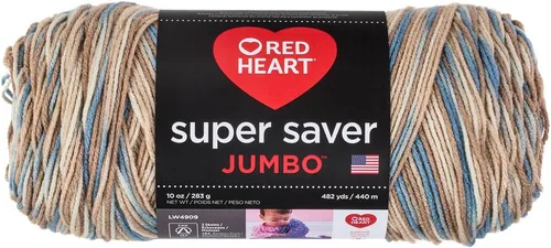 Vista 20 de Red Heart Super Saver Jumbo Ovillo de lana, Amatista