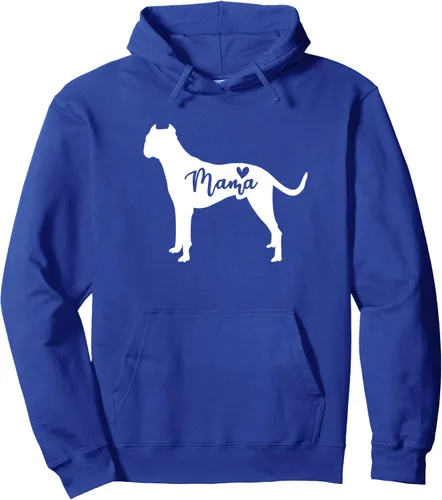 Vista 3 de Dogo Argentino Mama Dog Mom Dog Lover Owner Pullover Hoodie