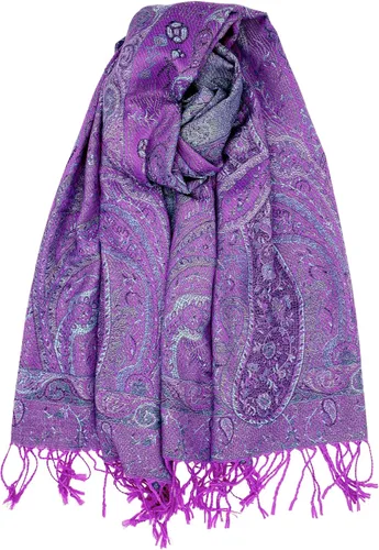 Vista 16 de Achillea Bufanda reversible de pashmina con estampado paisley – Chales y envolturas indios exóticos para vestidos de noche, festivales, todas