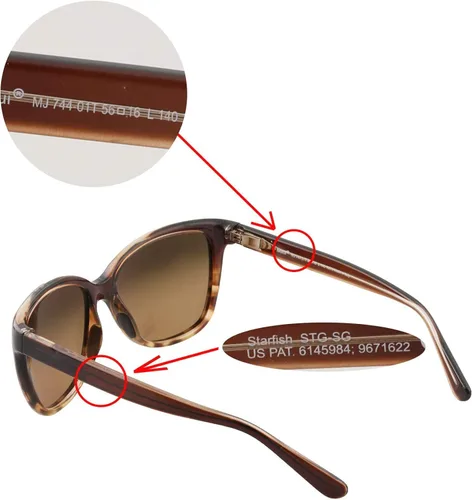 Vista 5 de Walleva Lentes de repuesto para gafas de sol Maui Jim Starfish Múltiples opciones disponibles