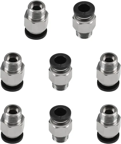 Vista 16 de Othmro 1 unids cilindro de aire varilla horquilla extremo 3.819 in longitud M20x1.5 rosca hembra conector Y