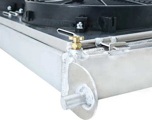 Vista 7 de Radiador para Ford F150 F250 F350 Expedition 4.2 5.4L 4.6L V8, 4 L 4.6L V8, 4 filas de aluminio con núcleo de 4 filas + cubierta / ventilador + kit