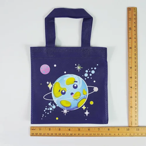 Vista 5 de BANBALLON 20 bolsas de recuerdo para fiesta del espacio exterior, bolsas de regalo espaciales, bolsas de regalo para niños, sistema solar galáctico