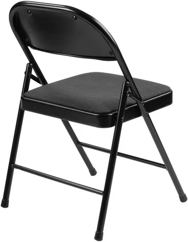 Vista 5 de Pemberly Row Silla plegable de 29.25" en Star Trail Negro (juego de 4)