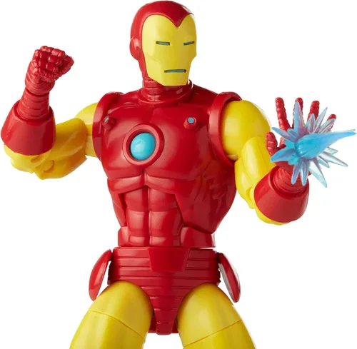 Vista 11 de Hasbro Marvel Legends Series - Figura de acción coleccionable de 6 pulgadas de Tony Stark (A.I.) para niños a partir de 4 años