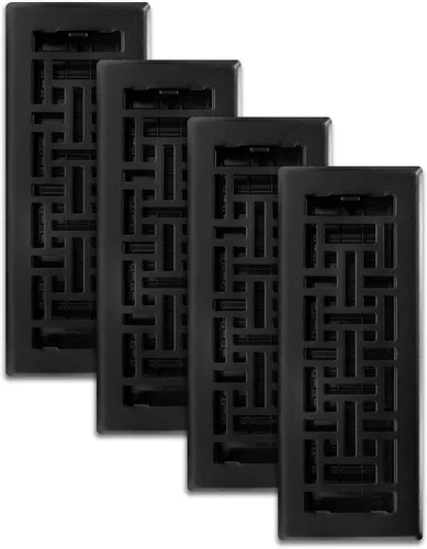 Vista 43 de Decor Grates Registro de suelo oriental AJH212-RB, 2 x 12 pulgadas, acabado de bronce frotado