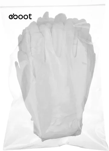 Vista 6 de Eboot Juego de 24 pares de guantes de algodón blancos de Navidad de 8 pulgadas para fiesta de cosplay de Papá Noel