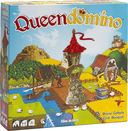 Vista 8 de Juego de mesa de estrategia, mecánica Kingdomino con un giro, juego de mesa para niños, adolescentes, adultos y noches de juegos en familia, a