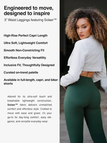 Vista 513 de Conceited - Leggings para mujer, longitud completa, ciclismo y capri, talla regular y extragrande