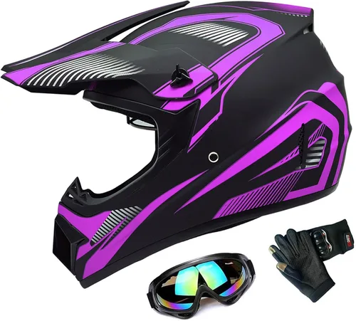 Vista 8 de DOT - Cascos ATV MX para adultos, cascos de moto todoterreno de cuatro ruedas, cascos de motocross, cascos de motocicleta y deportes de motor
