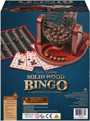 Vista 2 de Game Gallery Bingo de madera maciza