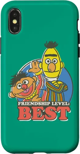 Vista 4 de iPhone 14 Sesame Street Bert & Ernie Nivel de amistad: el mejor estuche