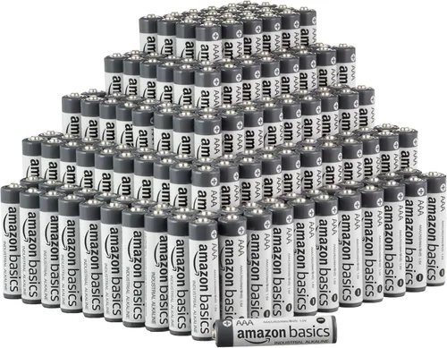 Vista 10 de Amazon Basics - Pilas alcalinas AAA de uso industrial, 1050 unidades (7 paquetes de 150)