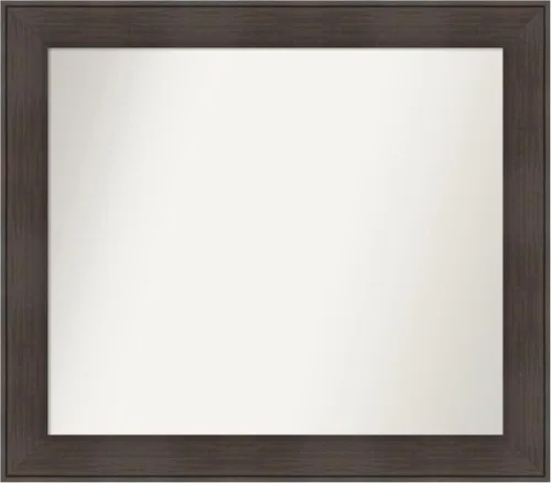 Vista 14 de Amanti Art Espejo personalizado, espejo de baño de veta de madera rústica William, espejo de pared o espejo de tocador de baño sobre el fregadero