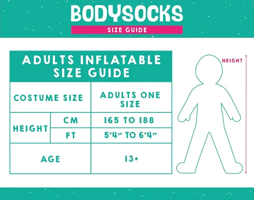 Vista 8 de Bodysocks - Disfraz inflable de abeja para adultos