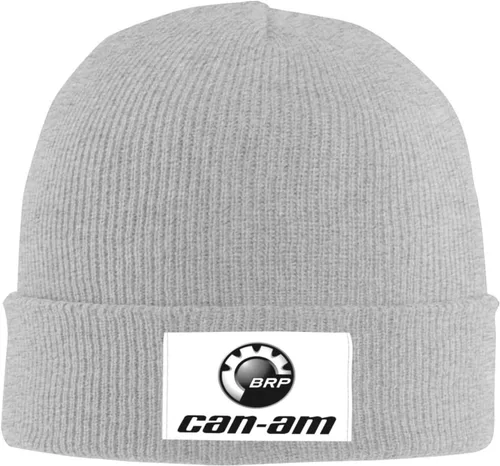 Vista 2 de Can-Am Spyder Print Beanie Hat Knit Hat Casual Hat para hombres mujeres negro
