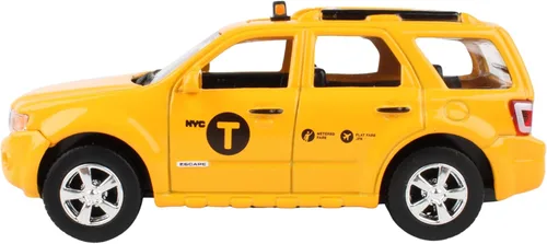 Vista 5 de Daron NYC DIE-CASTFORD Escape Taxi 1/43 (NY73310), amarillo, negro