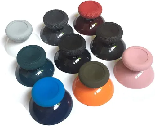 Vista 3 de Analog Thumb Grip Stick Joystick Cap Thumbsticks Cubierta para Playstation 4 PS4 Xbox One PS3 Xbox One Slim S Controller Negro