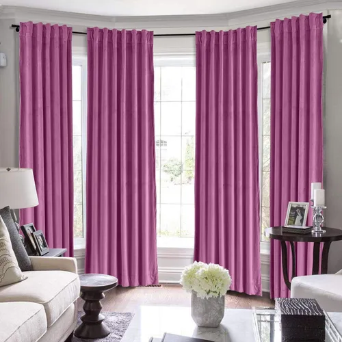 Vista 22 de ChadMade BIRKIN Collection juego de 2 cortinas mates de terciopelo de 50 pulgadas de ancho x 63 pulgadas de largo