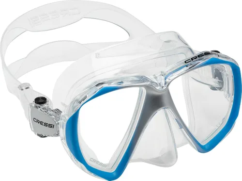 Vista 8 de Cressi Perfect View Scuba Diving, Snorkeling Mask in Pure Comfortable Silicone - Liberty Duo: Designed in Italy