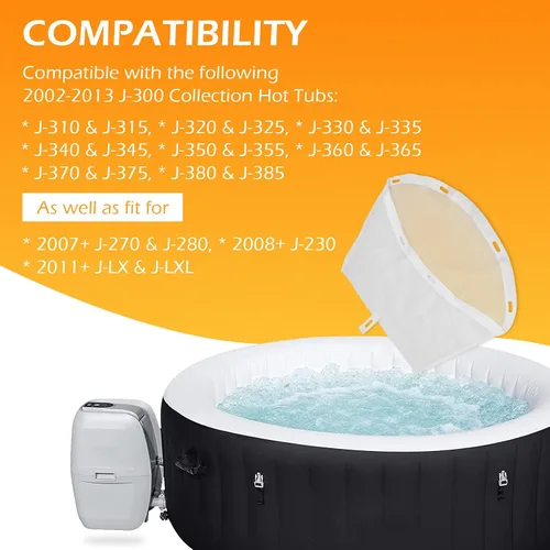 Vista 3 de 6570-392 - Reemplazo de accesorios de desechos para jacuzzi jacuzzi, se adapta a modelos de colección de fabricación de 2002 a 2013 (paquete de 2)