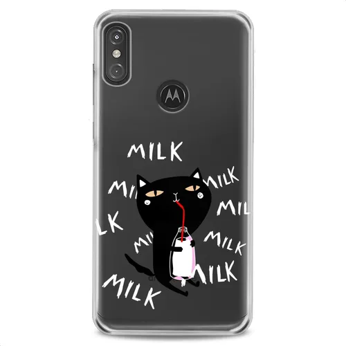 Vista 3 de Funda de TPU compatible con Motorola G9 G8 Plus G7 E20 P40 Z4 Edge 20 G22 Stylus negro Baby Cats Kawaii Flexible Silicona Animales Diseño Lindo