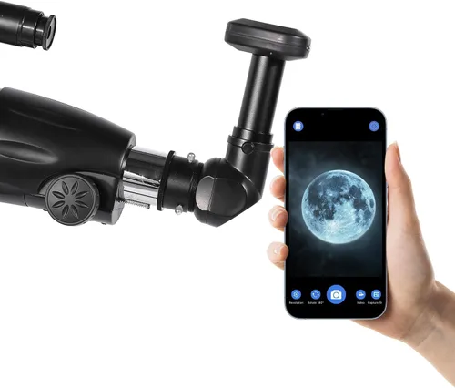 Vista 4 de Koolpte Cámara ocular con telescopio WiFi, 1080P HD 2MP 32.8 ft, control inalámbrico de aplicación para iOS/Android batería de 90 minutos de 1.25