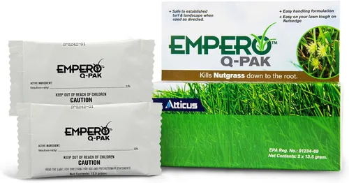 Vista 8 de Atticus Empero Q-Pak Nutsedge Killer (0.35 onzas) herbicida de césped – Mata el césped de nueces en céspedes establecidos, césped ornamental y áreas