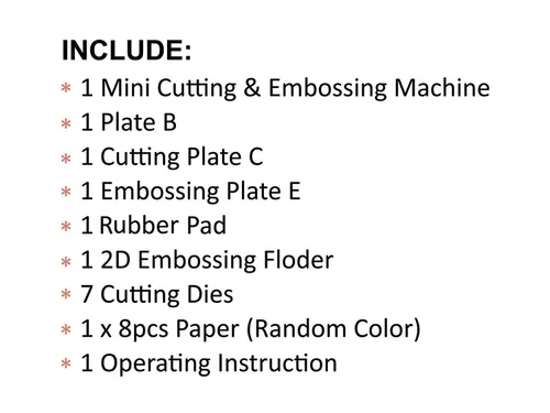 Vista 4 de Bira Craft Troquelado & Embossing Machine Combo, Mini máquina troquelada, ranura de alimentación de 3 1/8 "para papel de 3" y otros