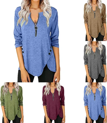 Vista 2 de Blusa de seda de manga corta para mujer, blusa casual de moda, tops Mod BOD