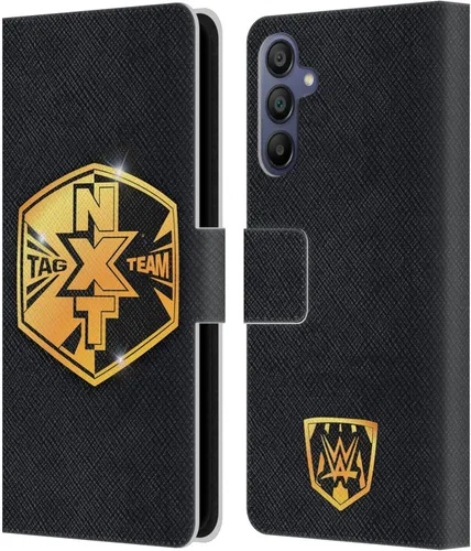 Vista 14 de Head Case Designs Officially Licensed WWE Cruiserweight Champion Title Belts Leather Wallet Case Compatible with Samsung Galaxy A07 4G Campeón