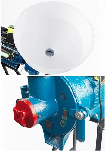 Vista 4 de Máquina moledora eléctrica 2 en 1 húmeda y seca, 2200 W, resistente 110 V, molinillo eléctrico para maíz, arroz, trigo, granos, granos de café +