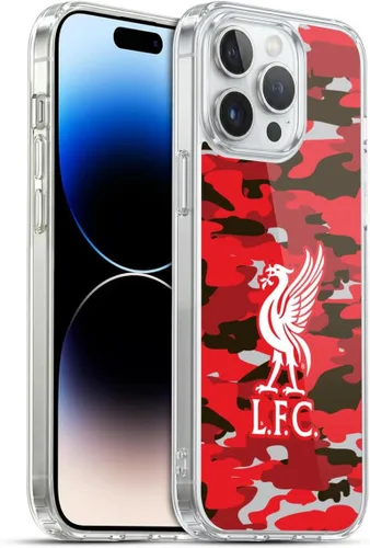 Vista 277 de Head Case Designs Funda de gel con licencia oficial del Liverpool Football Club Away Colourways Crest Camou [protección de grado militar] compatible