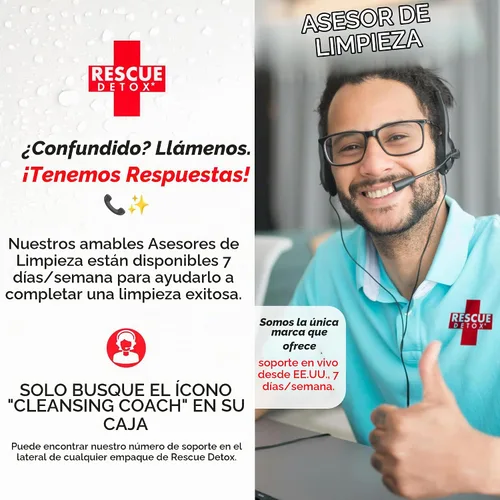 Vista 9 de Rescue Detox Concentrados de desintoxicación de 5 días +Plus Elimina permanentemente todas las toxinas
