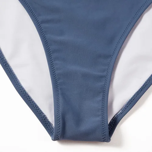 Vista 109 de MOOSLOVER Traje de baño de dos piezas con corte alto y cintura alta para mujer