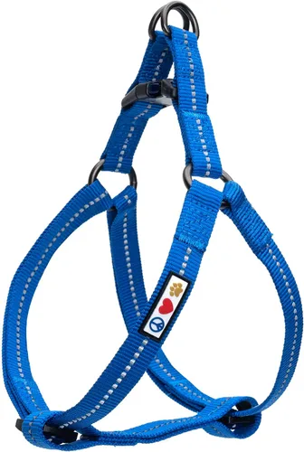 Vista 42 de Pawtitas Arnés Sólido Step-in para Perro – Chaleco Ajustable Sin Tirones para Cachorros hasta Seniors, Seguro y Cómodo XS Negro
