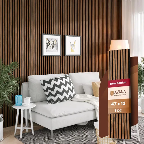 Vista 54 de Paquete de Muestras de Color de Paneles de Pared Acústicos Avana - Paneles de Madera Premium para Decoración de Paredes - Insonorización