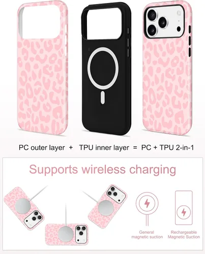 Vista 167 de Jusy Funda compatible con MagSafe con estampado de caparazón de tortuga marrón para iPhone 7/8/SE, cubierta protectora de TPU suave magnética