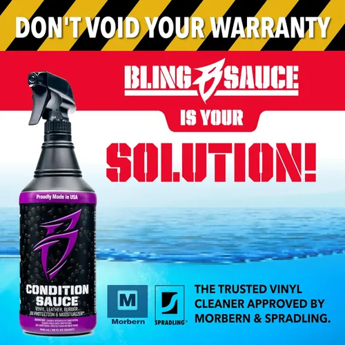 Vista 3 de Boat Bling - Productos prémium para detallar, para interiores y exteriores UV-blocking interior moisturizer helps prevent fading, cracking and