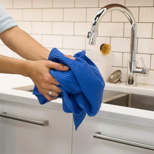 Vista 12 de Now Designs Ripple - Juego de 2 toallas de cocina, color negro