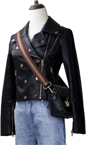 Vista 2 de Allzedream - Correa cruzada de algodón suave y ajustable para bolso, Broche