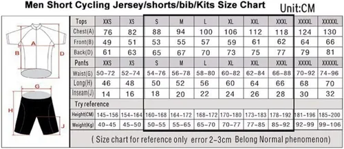 Vista 9 de Hombres Nuevo Ciclismo Jersey bike desgaste manga corta Jersey set babero pantalones cortos gel pad transpirable Ciclismo ropa ciclismo