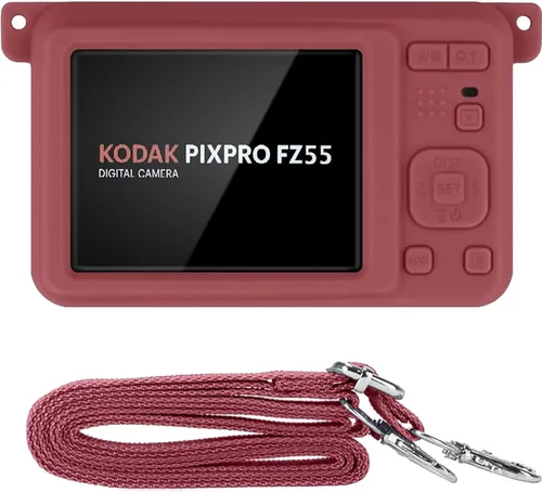 Vista 11 de Funda de silicona para cámara digital Kodak PIXPRO Friendly Zoom FZ45 16MP (funda negra)