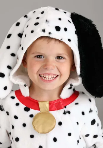 Vista 3 de Enterizo de Peluche de Cachorro Dálmata para Niños Pequeños Multicolor
